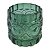 CJ DE CASTICAIS DE VIDRO VERDE  4PCS 6,7CM X 7CM - Imagem 1