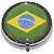 PORTA COMPRIMIDOS BRASIL - 5X5 CM - Imagem 1