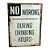 PLACA DECORATIVA EM METAL NO WORKING 26CM X 0,6CM X 34CM - Imagem 1