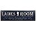 PLACA DECORATIVA DE FERRO - LACIES ROOM 49CM X 15CM - Imagem 1