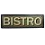 PLACA DECORATIVA DE FERRO - BISTRO 49CM X 15CM - Imagem 1