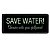 PLACA DECORATIVA DE METAL 30,5CM X 0,6CM X 12,8CM - Imagem 1