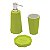 KIT BANHEIRO EMBORRACHADO VERDE - 3 PCS - Imagem 1