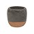 CACHEPOT EM CIMENTO E COBRE  1 PECA D14,5CM X 14CM - Imagem 1