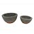 CONJ. DE CACHEPOTS EM CIMENTO E COBRE  2 PCS G  D16,3CM X 8C - Imagem 1