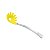 PEGADOR DE MACARRAO DE SILICONE AMARELO - Imagem 1