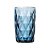 CJ DE COPOS DE VIDRO AZUL  6 PCS 8CM X 12,8CM  340ML - Imagem 1