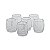 CJ DE COPOS ACRILICO TRANSPARENTE 6 PCS PEQUENO - Imagem 1