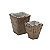 CONJUNTO DE VASOS DE FIBRA SINTETICA 2 PCS - Imagem 1