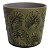 CACHEPOT DE CERAMICA COSTELA DE ADAO VERDE 12,2CM X 12,2CM X - Imagem 1