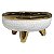 CACHEPOTS DE CERAMICA BRANCO E DOURADO - Imagem 1