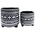 CJ. DE CACHEPOTS DE CERAMICA - 2PS - Imagem 1