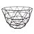 FRUREIRA DE METAL PRETO 28,5CM X 28,5CM X 17,5CM - Imagem 1