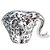 ELEFANTE  DECORATIVO DE VIDRO ESTILO MURANO - Imagem 1