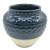 VASO EM CERAMICA AZUL E AREIA 15CM X 15CM X 13,7CM - Imagem 1