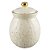 POTE DE CERAMICA COM TEXTURA BRANCO COM DETALHES DOURADO 13C - Imagem 1