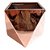 VASO ROSE 18,2CM X 18,2CM X 15,5CM - Imagem 1