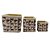 CJ DE CACHEPOTS DE CERAMICA  3 PCS 13,3CM X 13,3CM X 12,5CM - Imagem 1