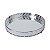 BANDEJA ESPELHADA DE METAL PRATA 30CM - Imagem 1