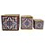 CJ. DE CACHEPOTS DE CERAMICA AMARELO - 3 PCS - Imagem 1