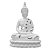 BUDDHA DE CERAMICA 15CM X 8,5CM X 22CM - Imagem 1