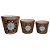 CJ. DE CACHEPOTS DE CERAMICA AMARELO - 3 PCS - Imagem 1