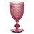 CJ DE TACAS PARA VINHO BICO DE JACA DE VIDRO ROSA - 6PCS 7,8 - Imagem 1