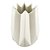 VASO DE CERAMICA BRANCO 12,7CM X 12,7CM X 17,5CM - Imagem 1
