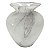 VASO DE VIDRO MARMORIZADO TRANSPARENTE - Imagem 1