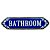 PLACA DECORATIVA DE METAL 53CM X 0,6CM X 13,4CM - Imagem 1