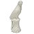 PASSARO DECORATIVO DE CERAMICA BRANCA  - 13X30 CM - Imagem 1