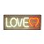 LUMINOSO LED DE MADEIRA E VIDRO  LOVE 42CM X 17CM X 5CM - Imagem 1