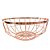 FRUTEIRA DE METAL COBRE 30CM X 30CM X 12CM - Imagem 1