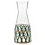 JARRA DE VIDRO E RATTAN VERDE 6,8CM X 10CM X 24,8CM - Imagem 1