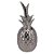 ABACAXI DECORATIVO DE CERAMICA PRATEADO - Imagem 1