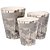 CJ DE CACHEPOTS DE CERAMICA - 3 PCS - Imagem 1