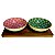 PETISQUEIRA DE BAMBOO E CERA MICA COM 2 BOWLS - Imagem 1