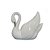 ANIMAL DECORATIVO - CISNE 25X22 CM - Imagem 1