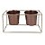 CACHEPOT EM METAL COBRE E DOURADO PARA DUAS PLANTAS - Imagem 1