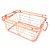 CESTA DE METAL COBRE 30CM X 20,5CM X 12,5CM - Imagem 1
