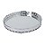 BANDEJA ESPELHADA DE METAL PRATA 35CM - Imagem 1