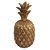 ABACAXI DECORATIVO DE RESINA COBRE 9,5CM X 9,5CM X 20,5CM - Imagem 1