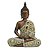 BUDDHA DE RESINA 15,5CM X 8CM X 21,5CM - Imagem 1