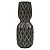VASO DE CERAMICA PRETO COM DESENHOS GEOMETRICOS 13CM X 13CM - Imagem 1