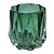 CJ DE CASTICAIS DE VIDRO VERDE  4PCS 7,5CM X 7,5CM - Imagem 1