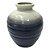 VASO DE CERAMICA DUO COLOR AZUL E CINZA 17CM X 17CM X 20CM - Imagem 1