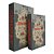 CONJ. DE CAIXAS LIVRO EM MADEIRA GERMANY CINZA  2 PCS G  33C - Imagem 1