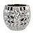 CJ DE CASTICAIS DE VIDRO CROMADO  6PCS 7CM X 7CM X 7,5CM - Imagem 1