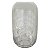 VASO DE VIDRO PRATA COM LINHA TRANSPARENTES - Imagem 1