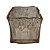 VASO DECORATIVO DE VIDRO AMBAR - Imagem 1